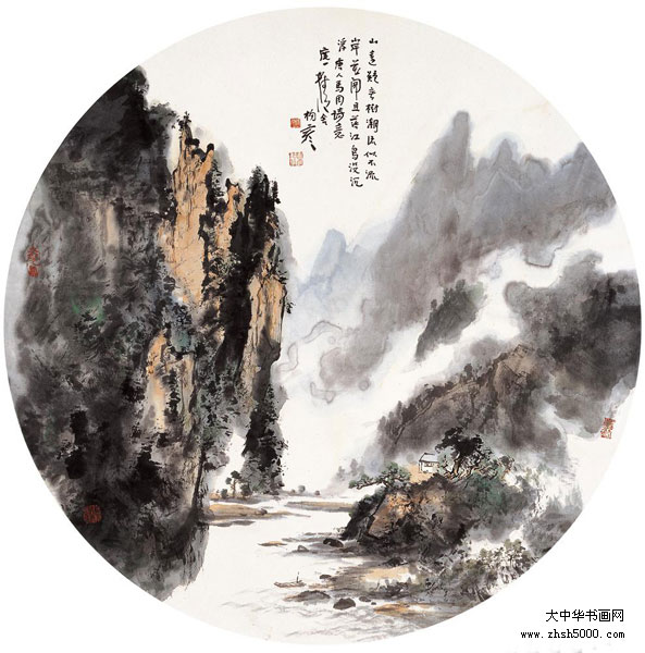 杨彦国画 山水